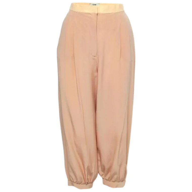 Pre-owned Silk bottoms Fendi Vintage