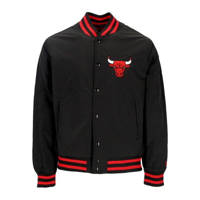 Kurtka Bomber Chicago Bulls Czarna/Czerwona New Era