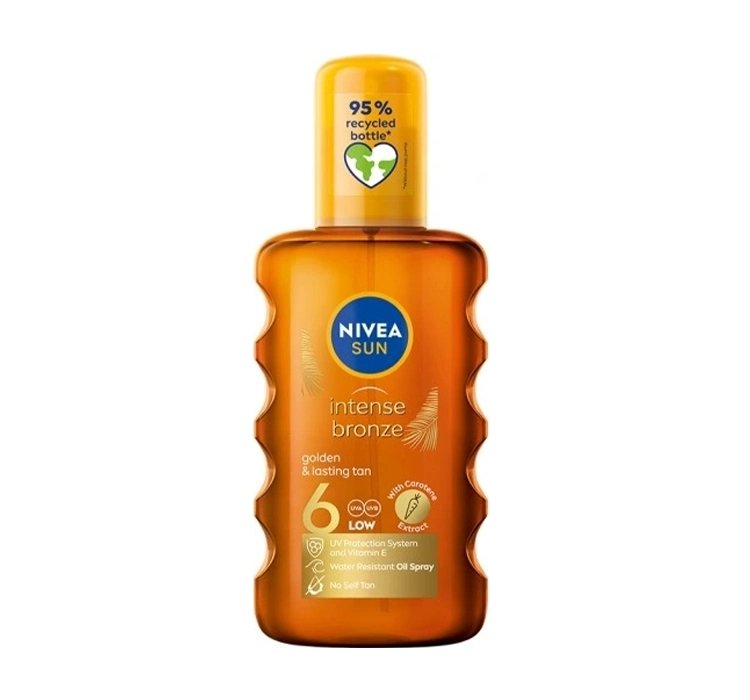 NIVEA SUN OLEJEK KAROTENOWY DO OPALANIA W SPRAYU SPF 6 200ML