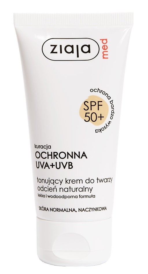 Ziaja Med SPF50+ - krem tonujący do cery normalnej i naczynkowej 50ml