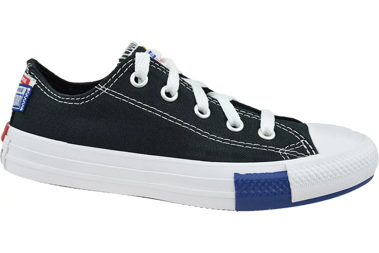 Converse Chuck Taylor All Star Jr 366992C, Dla chłopca, Czarne, trampki, tkanina, rozmiar: 32