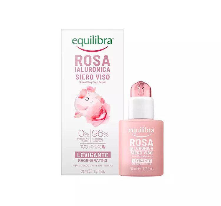 EQUILIBRA ROSA RÓŻANE SERUM WYGŁADZAJĄCE Z KWASEM HIALURONOWYM 30ML