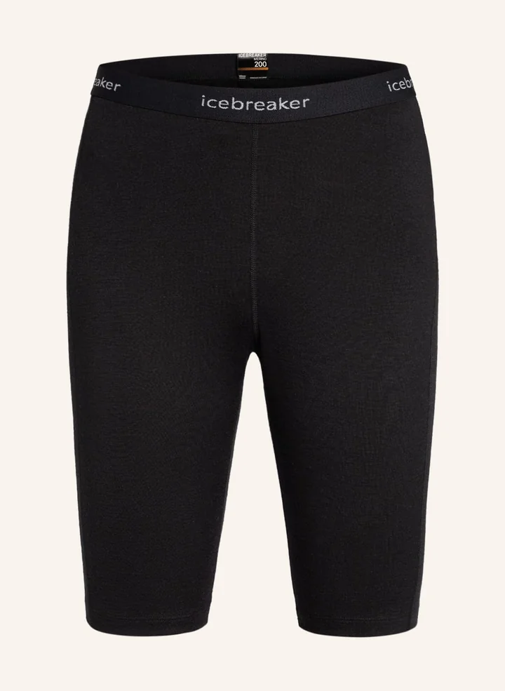 Icebreaker Szorty Funkcyjne 200 Oasis Z Wełny Merino schwarz Lamoda pl