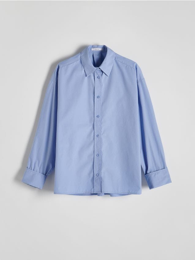 Reserved - Koszula oversize - niebieski