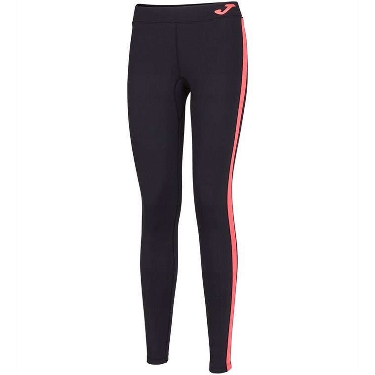 Legginsy damskie Joma Ascona Long Tight czarno-różowe 901127.119 XL