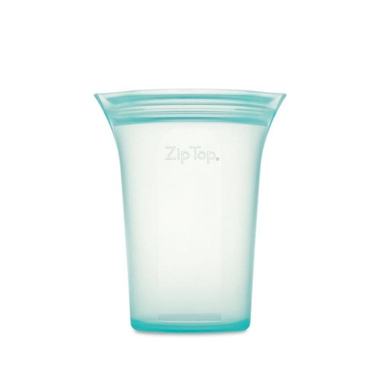 Pojemnik kubek żywność Zip Top Cup Medium - teal