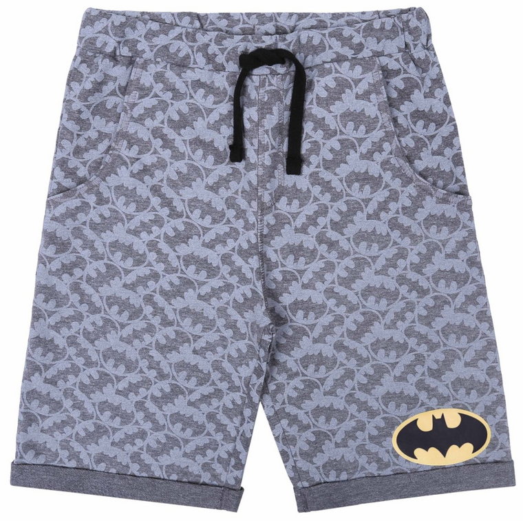 Szare chłopięce szorty BATMAN 6-7 lat 122 cm