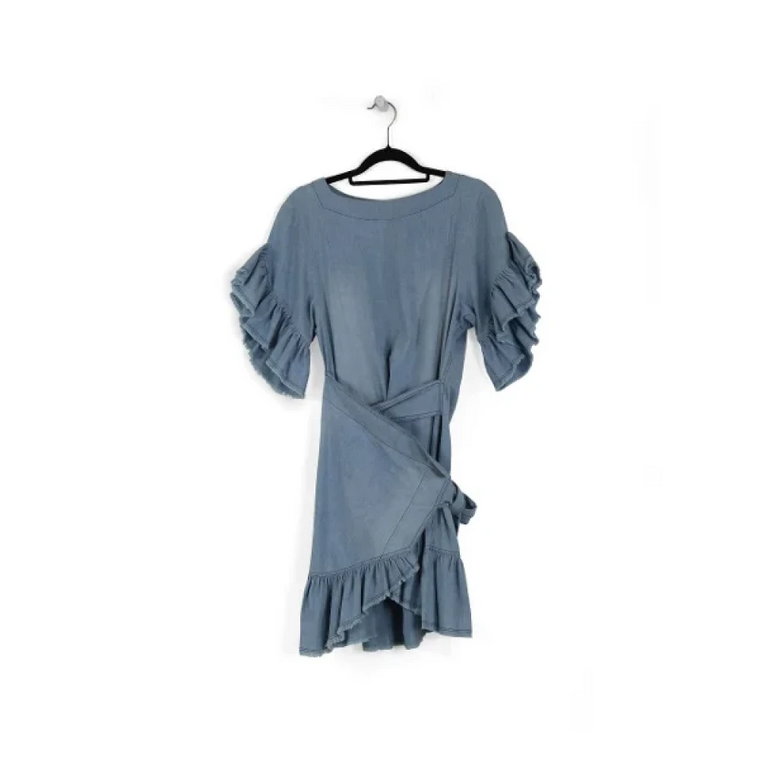 Niebieska Bawełniana Sukienka Isabel Marrant Isabel Marant Pre-owned