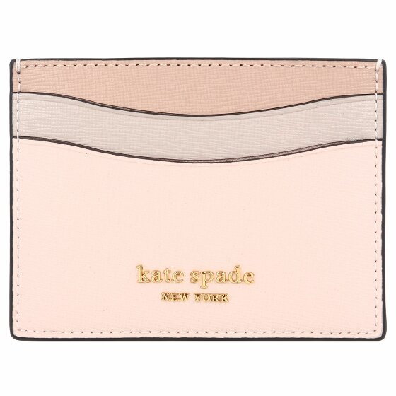 Kate Spade New York Skórzane etui na karty kredytowe Morgan 10 cm pale dogwood multi