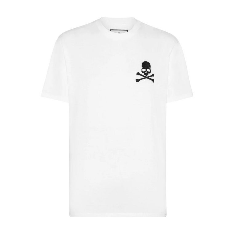 Fajny T-shirt z wzorem Fadcmtk7410Pjy002N01 Philipp Plein