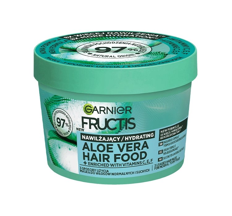 GARNIER FRUCTIS HAIR FOOD ALOE VERA NAWILŻAJĄCA MASKA DO WŁOSÓW 400ML