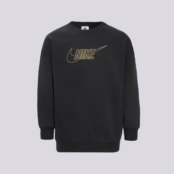 NIKE BLUZA G NSW CLUB FLC BF CREW LS SHNE GIRL