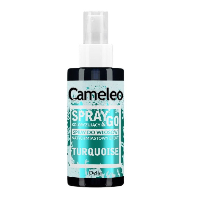 Cameleo Spray &amp; Go koloryzujący spray do włosów Turquoise 150ml