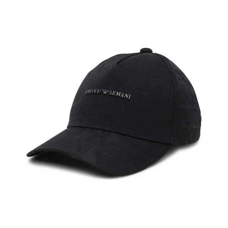 Emporio Armani Bejsbolówka WOVEN HAT