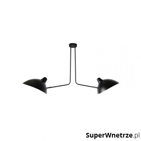 Lampa wisząca King Home Raven 2 biało-czarna kod: MD21178-2