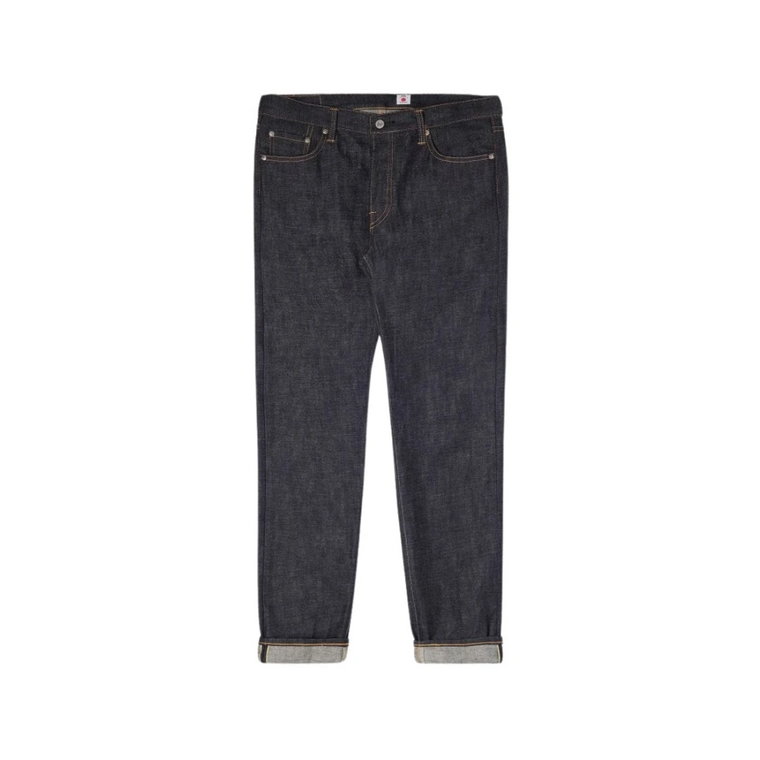 Regular Tapered Ciemnoniebieskie Jeansy Edwin