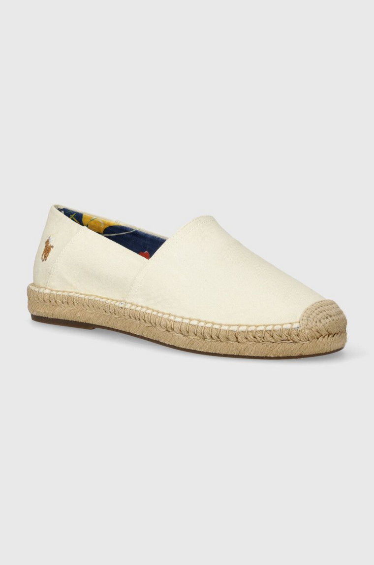 Polo Ralph Lauren espadryle Cevio Slip kolor beżowy 803932163002