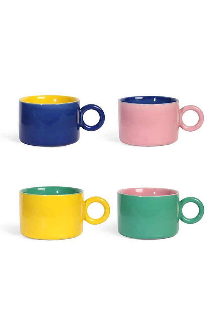 &k amsterdam zestaw kubków Mug Chiquito 200 ml 4-pack