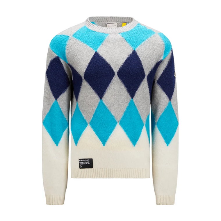 Swetry w kratkę w wielu kolorach Moncler
