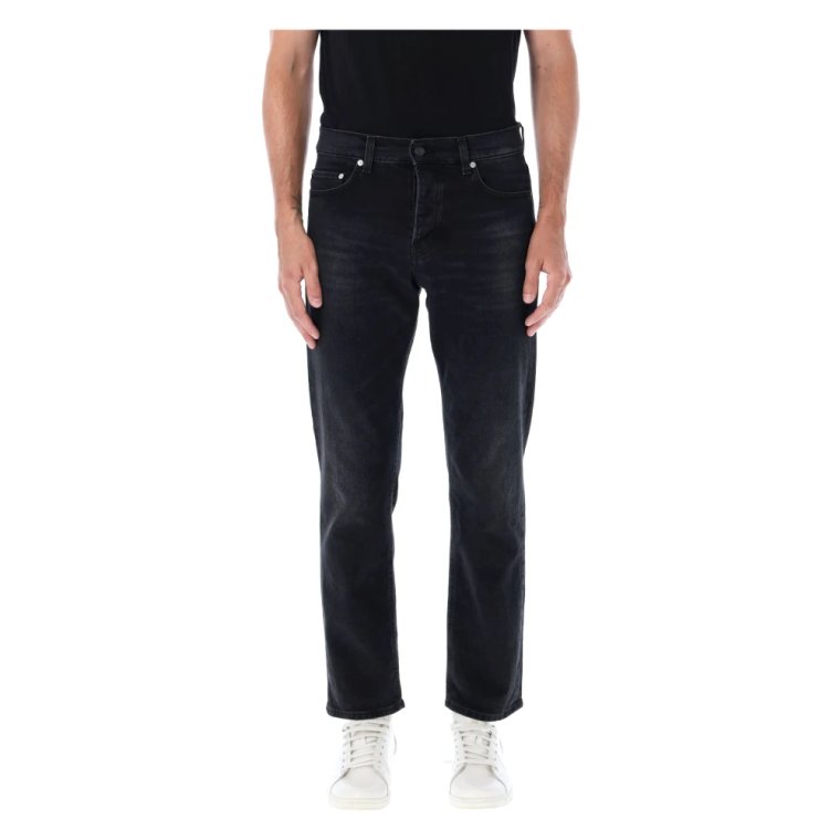 Czarne Tokyo Slim Jeans Haikure