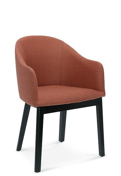 Krzesło z podłokietnikami Fameg POP standard buk CAT L1