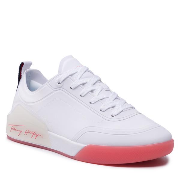 Sneakersy TOMMY HILFIGER - Elevated Feminine Sneaker FW0FW06325 Crystal Coral XKL