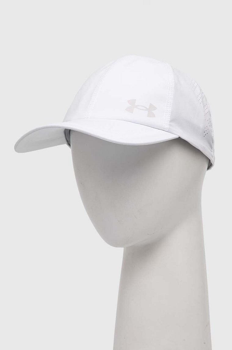 Under Armour czapka z daszkiem Iso Cill Launch kolor biały gładka