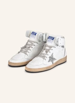 Golden Goose Wysokie Sneakersy Sky Star weiss