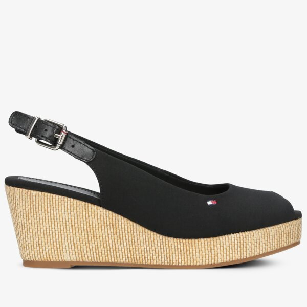 TOMMY HILFIGER ICONIC ELBA SLING BACK WEDGE