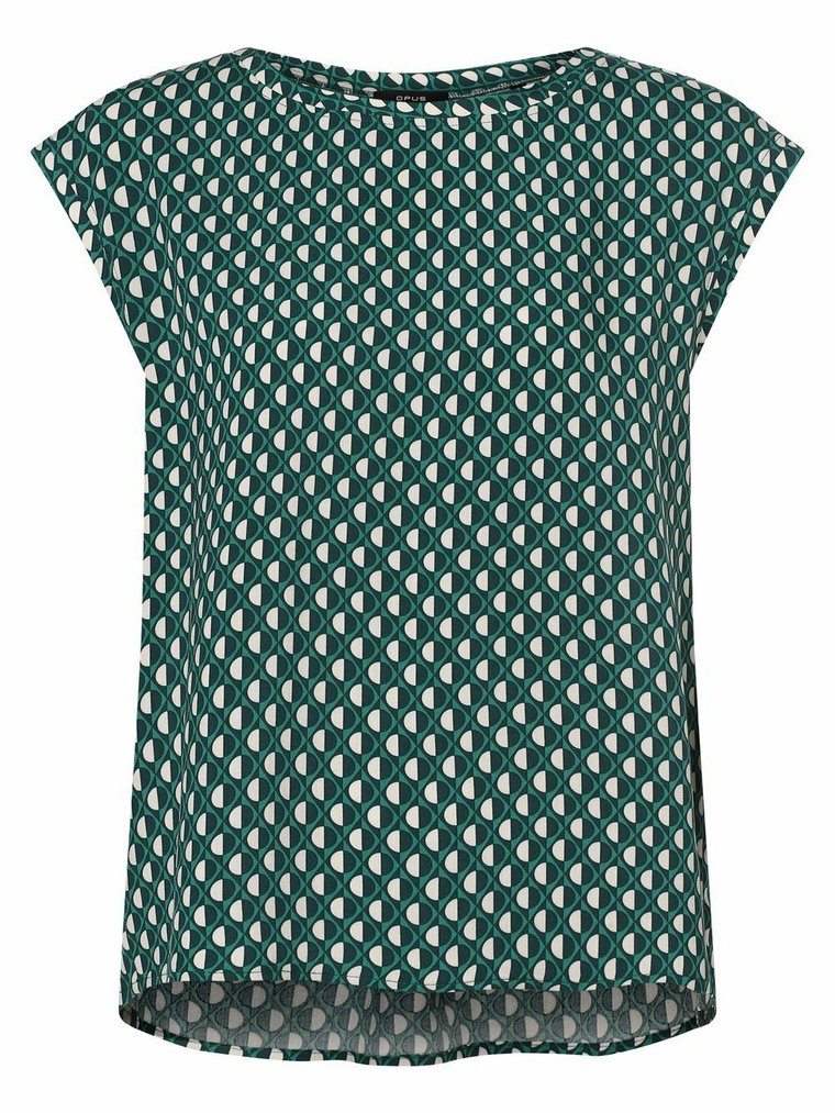 Opus - Damska bluzka bez rękawów  Fauni, zielony