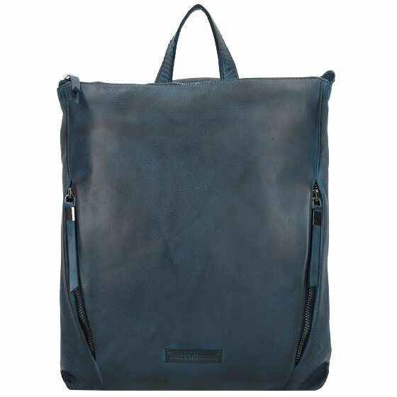 Jack Kinsky Nelson 4 City Backpack Leather 32 cm marine