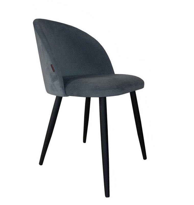 Krzesło ATOS Colin BL14, ciemnoszaro-czarne, 49x54x76 cm