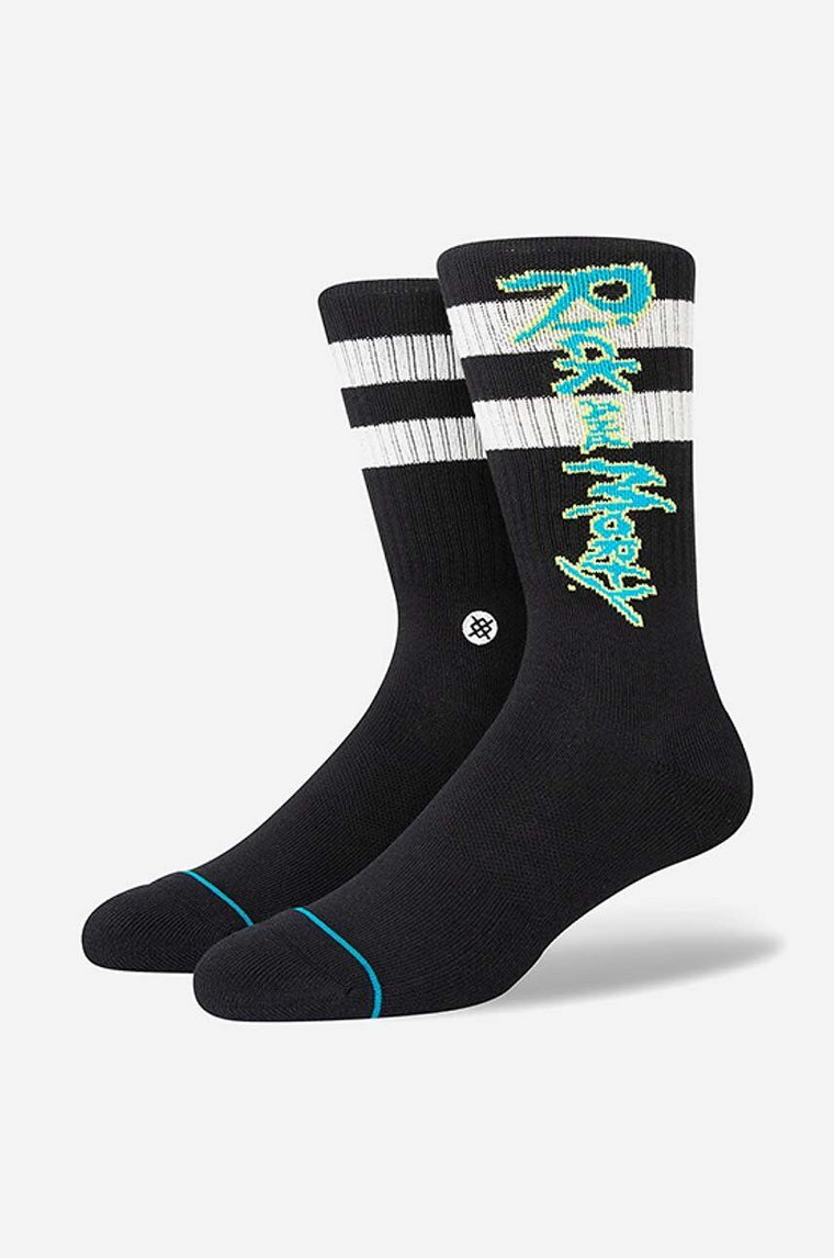 Stance skarpetki Rick and Morty kolor czarny A556C22RIC-BLK