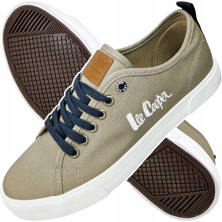 trampki męskie khaki Lee Cooper buty 1819M 43