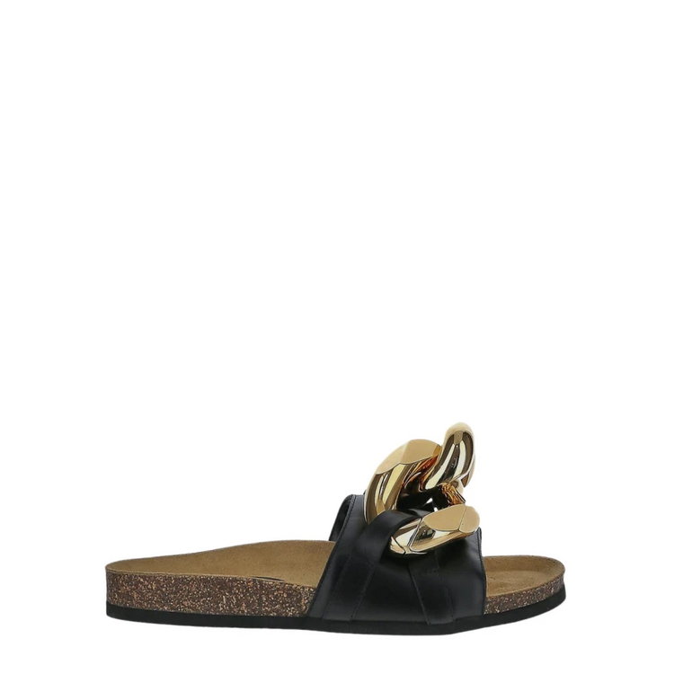 Eleganckie Chain-Link Slides JW Anderson