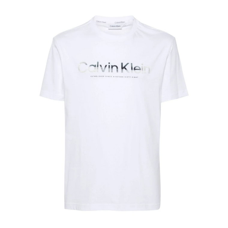 Białe koszulki i pola Calvin Klein