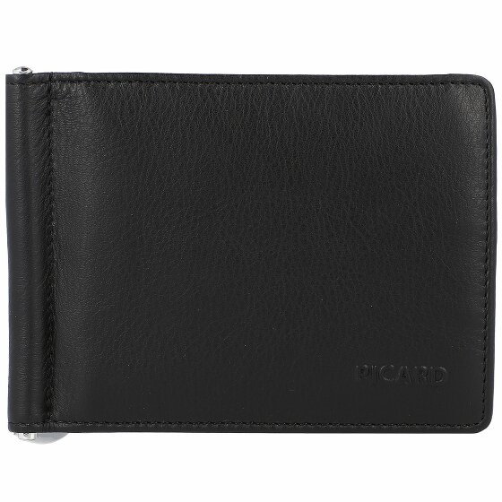 Picard Brooklyn Wallet II Leather 11 cm schwarz