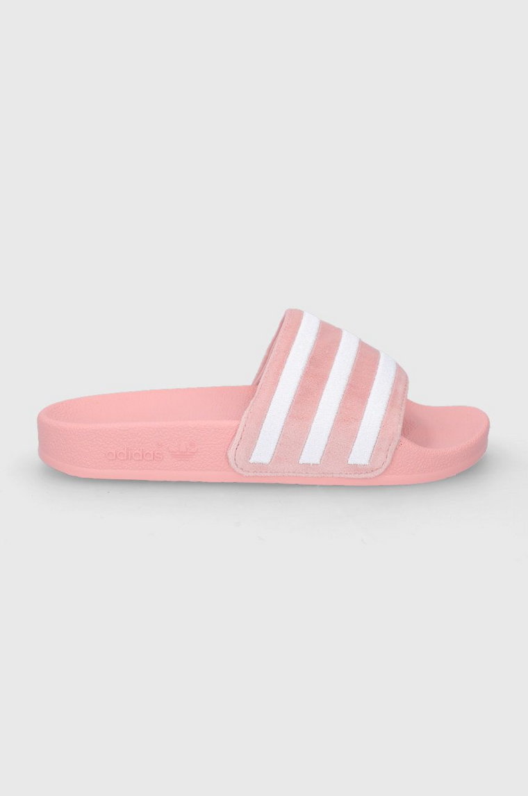 adidas Originals klapki Adilette GX3372 damskie kolor różowy GX3372-WONMA/WHT