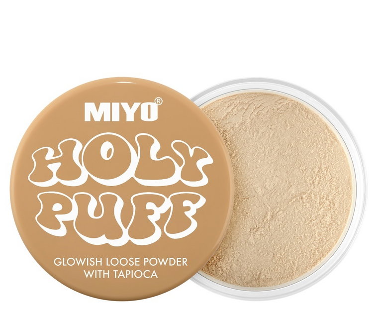 Miyo Holy Puff Glowish Loose Powder Puder Sypki