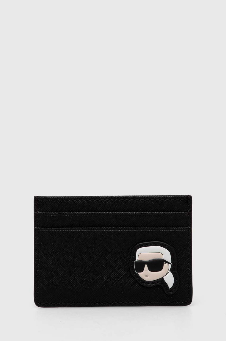 Karl Lagerfeld etui na karty kolor czarny