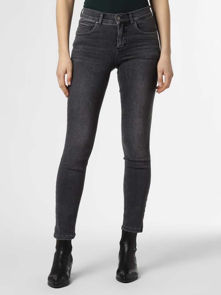 Angels - Jeansy damskie  Skinny Short, szary