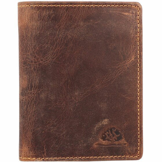 Greenburry Vintage Wallet RFID Leather 10 cm braun