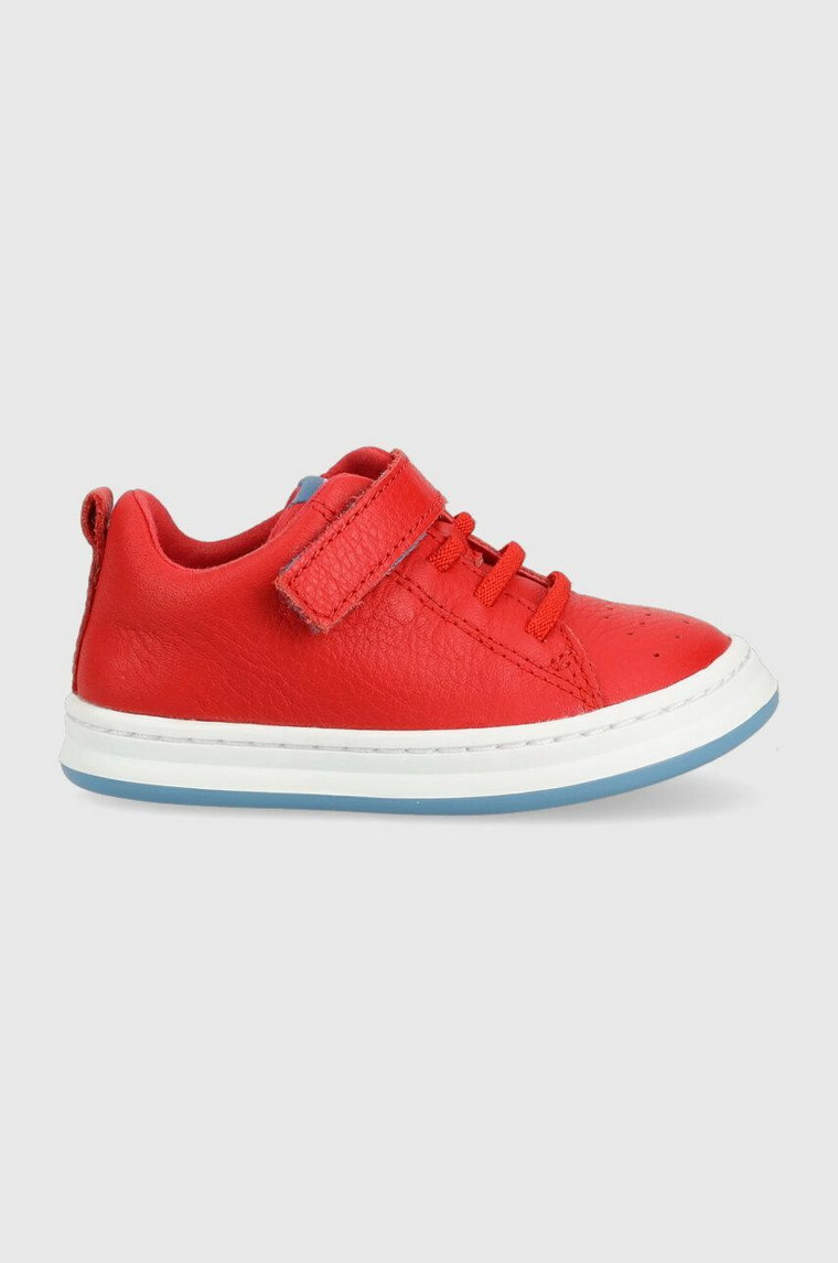 Camper sneakersy skórzane dziecięce kolor czerwony