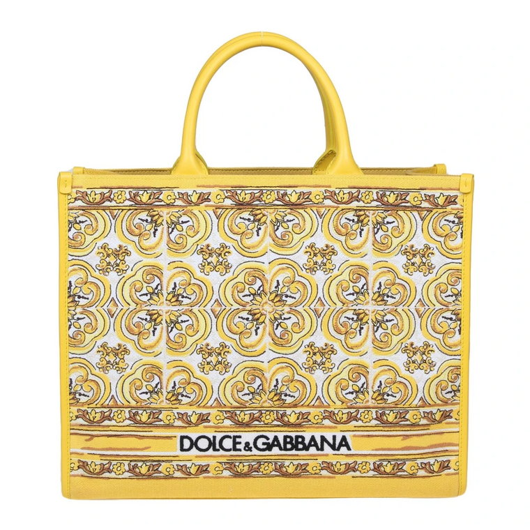 Torba z nadrukiem majoliki Dolce & Gabbana