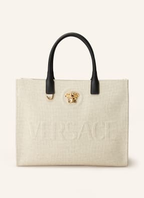 Versace Torba Shopper La Medusa Large beige