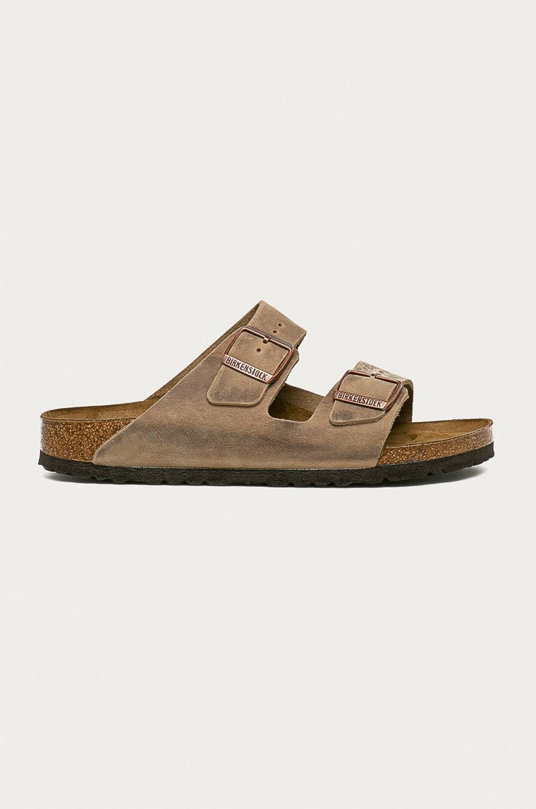 Birkenstock - Klapki skórzane Arizona 352203 352203-tabc.brn