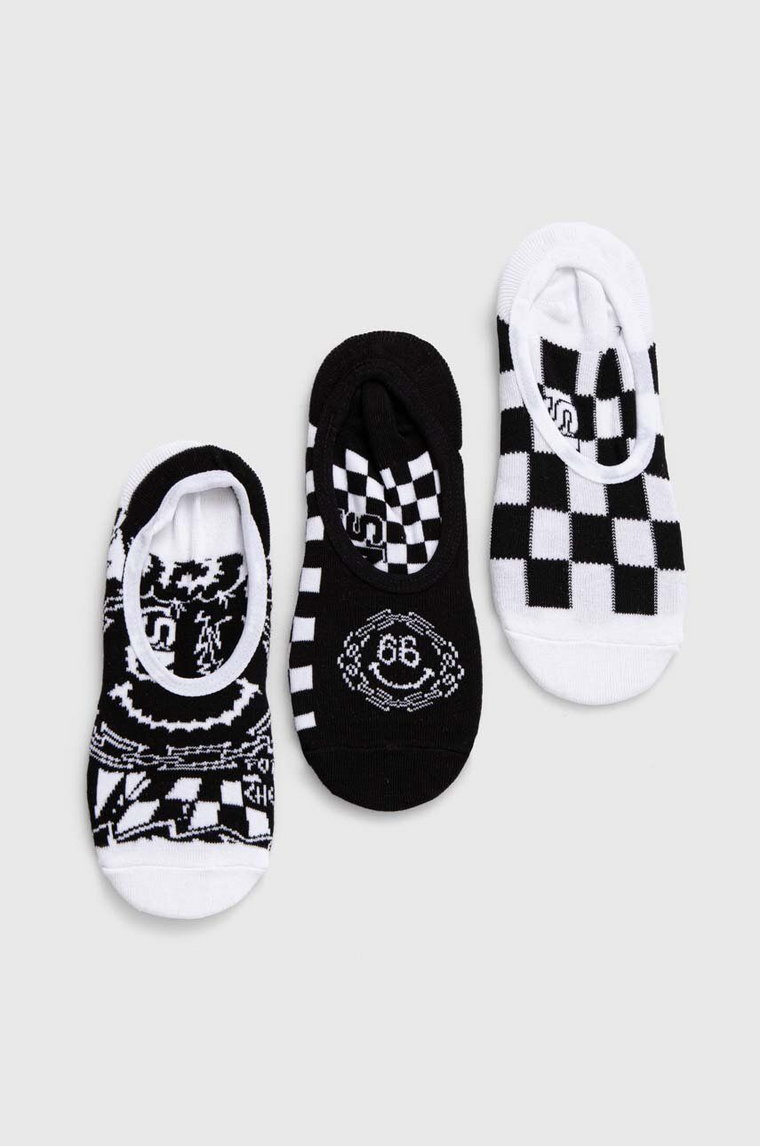 Vans skarpetki 3-pack damskie kolor czarny