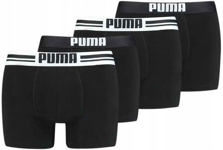 Bokserki Męskie Puma Boxers 2PAK Czarne R. XL