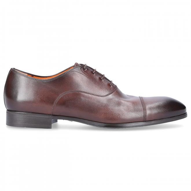 Santoni Buty biznesowe Oxford 11011 skóra cielęca