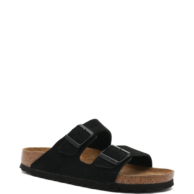 Birkenstock Skórzane klapki Arizona SFB VL